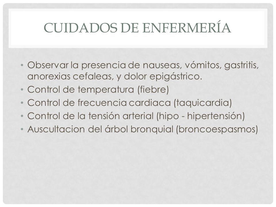 Cuidados de la gastritis